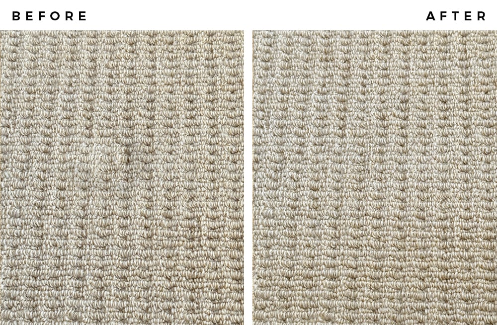 How to Remove Furniture Indentations from Carpet - roomfortuesday.com