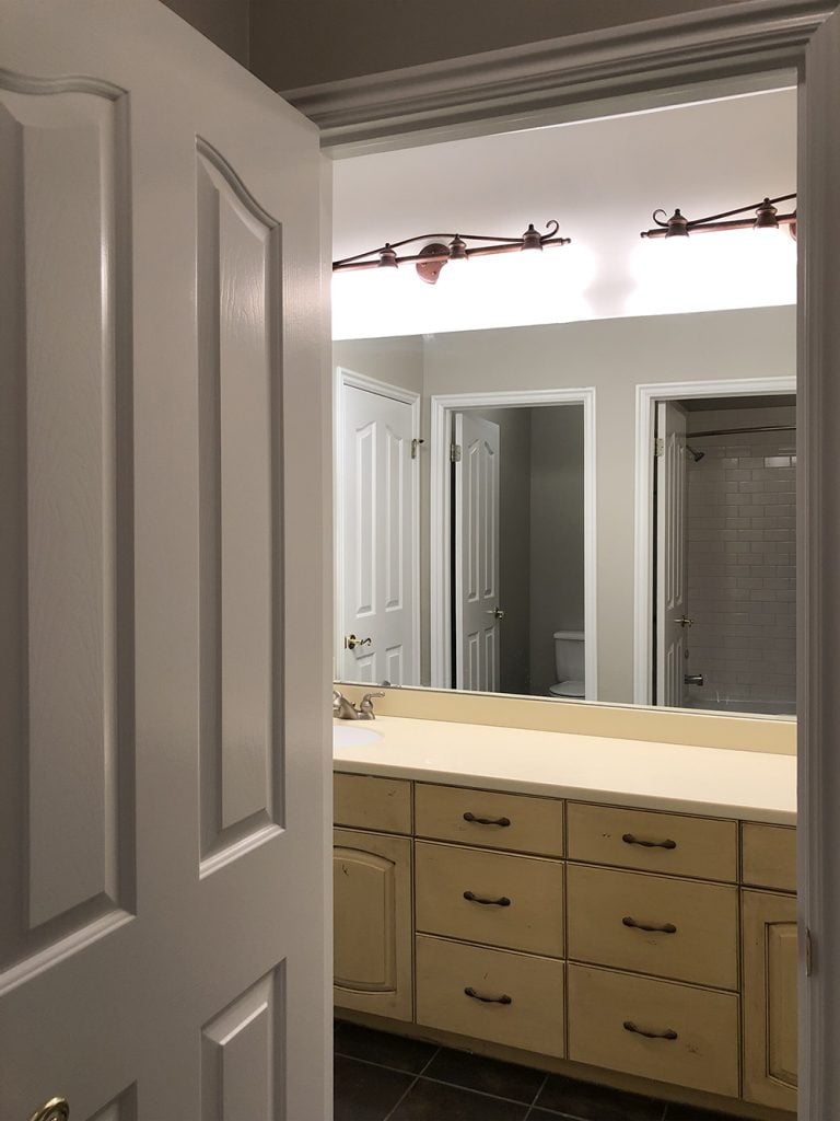 Our Guest Bath Design Plan & Before Images - roomfortuesday.com