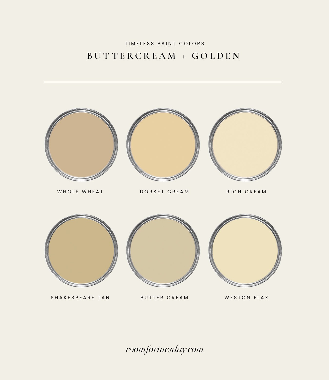 30 of My Favorite Neutral (Non-White) Paint Colors - roomfortuesday.com