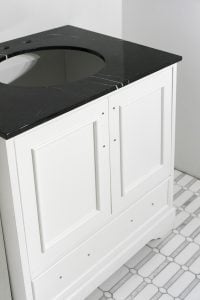 Ways to Customize a Readymade Bathroom Vanity - roomfortuesday.com