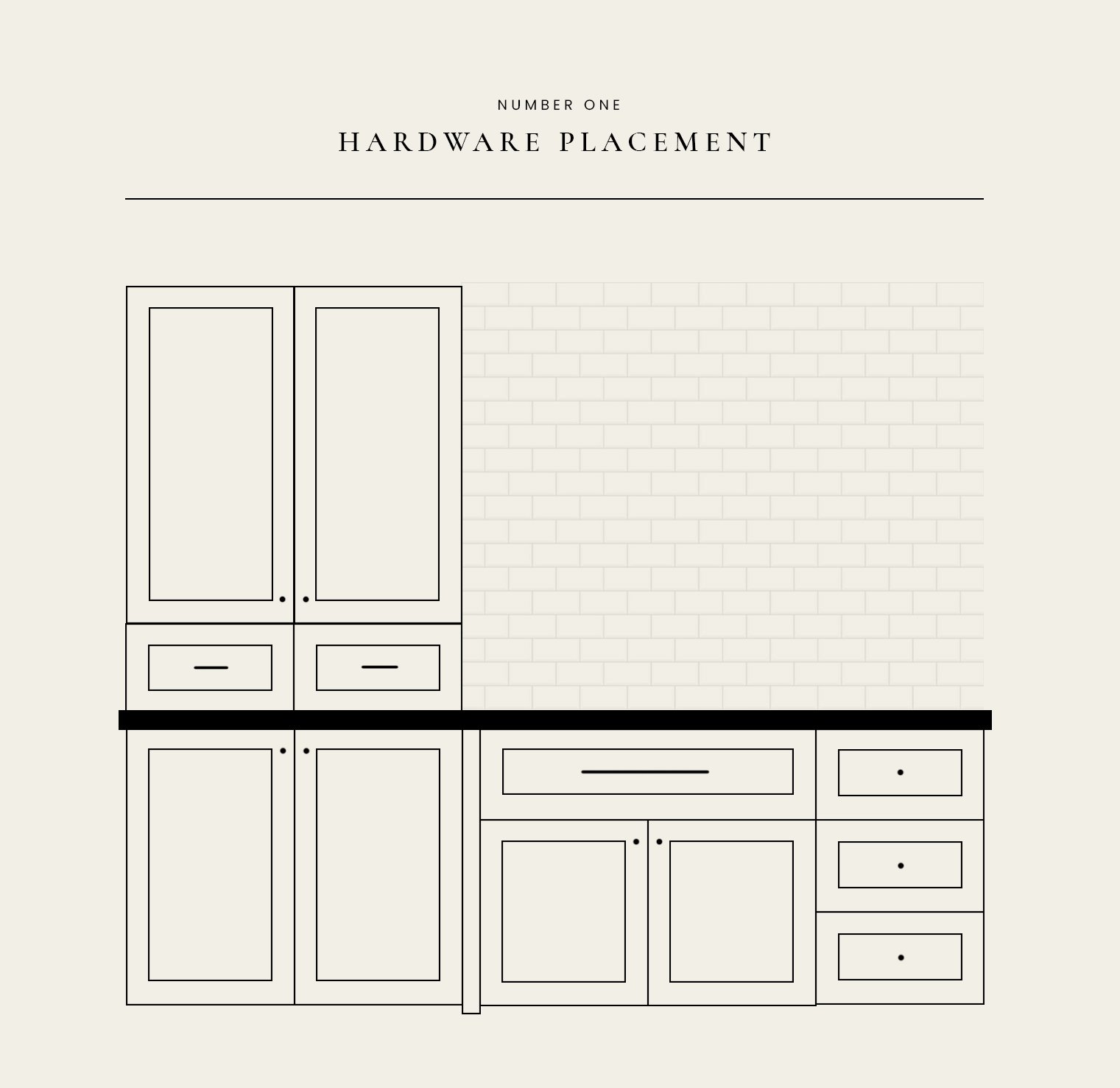 Cabinetry Hardware Placement Guide (With Examples) - roomfortuesday.com