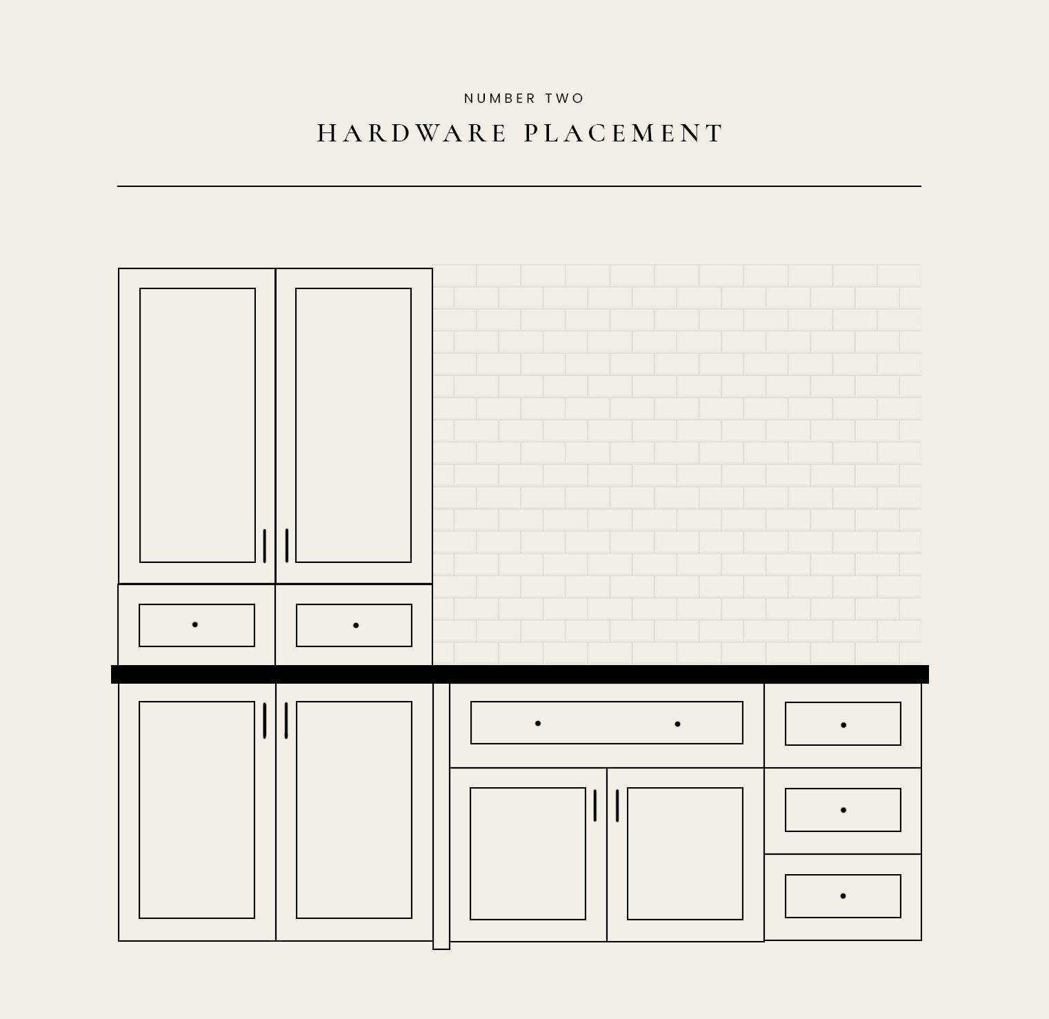 Cabinetry Hardware Placement Guide (With Examples) - roomfortuesday.com