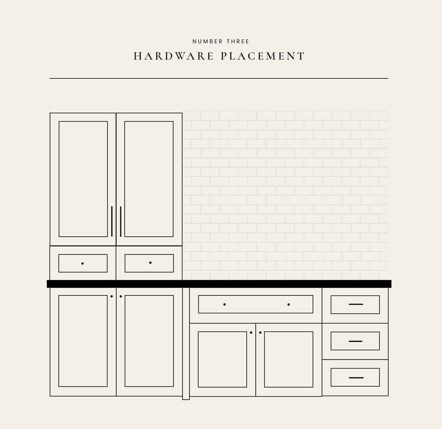 Cabinetry Hardware Placement Guide (With Examples) - roomfortuesday.com