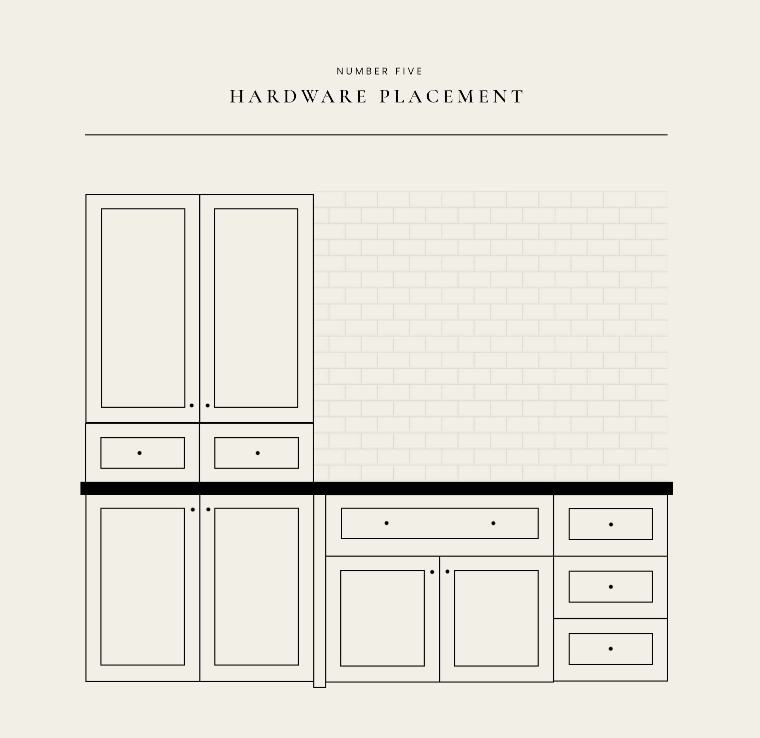 Cabinetry Hardware Placement Guide (With Examples) - roomfortuesday.com