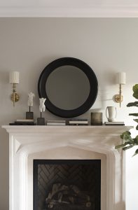 Fireplace Makeover + Cast Mantel Options - roomfortuesday.com