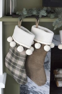 Christmas Stocking DIY - roomfortuesday.com