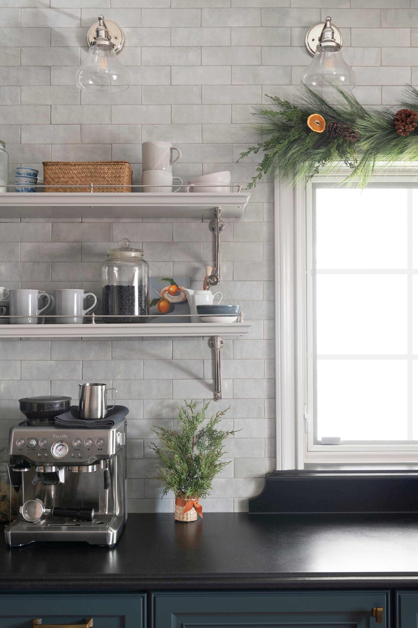 Christmas Tour: Decorating the Kitchen for the Holidays - roomfortuesday.com