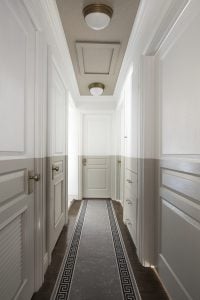 Color Blocked Hallway - roomfortuesday.com