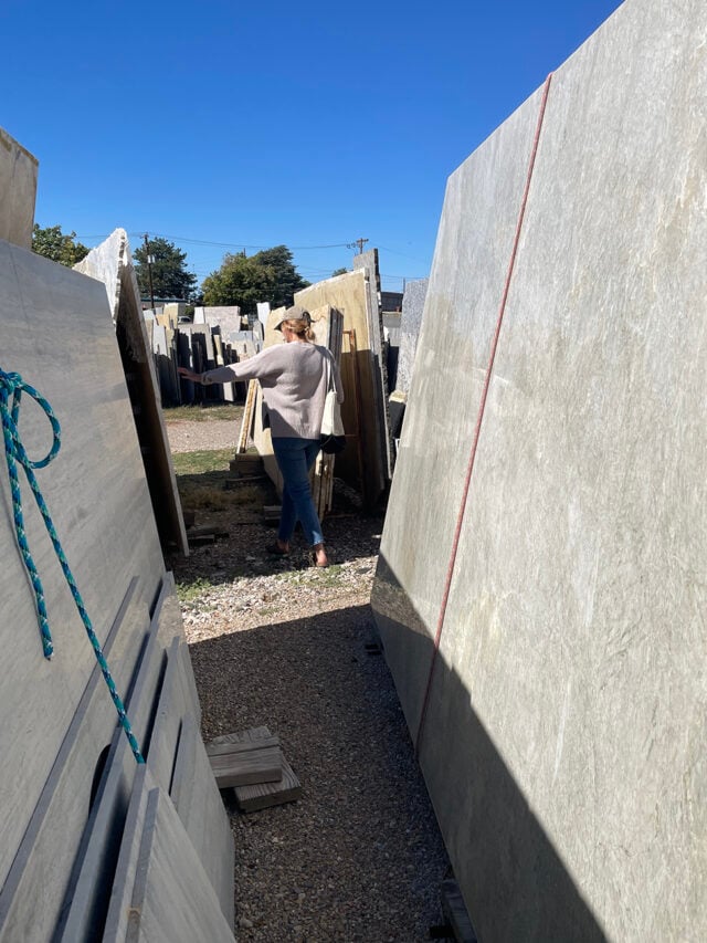 How to Save Money and Shop Stone Remnants in a Slab Yard - roomfortuesday.com