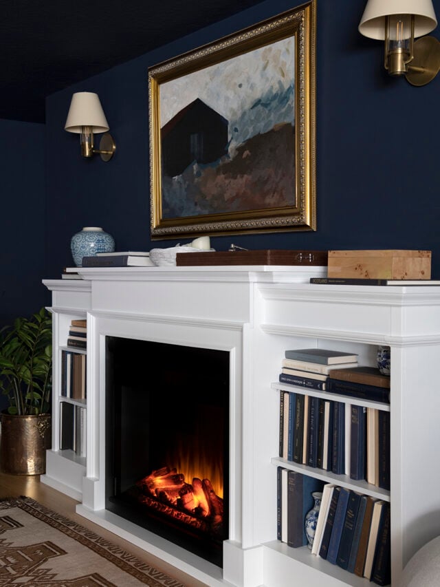 How to Source & Style the Most Realistic Electric Fireplace - roomfortuesday.com