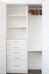 A Custom Closet for the Guest Room