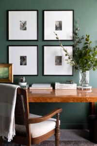 Jordan's Dark Green Home Office - roomfortuesday.com