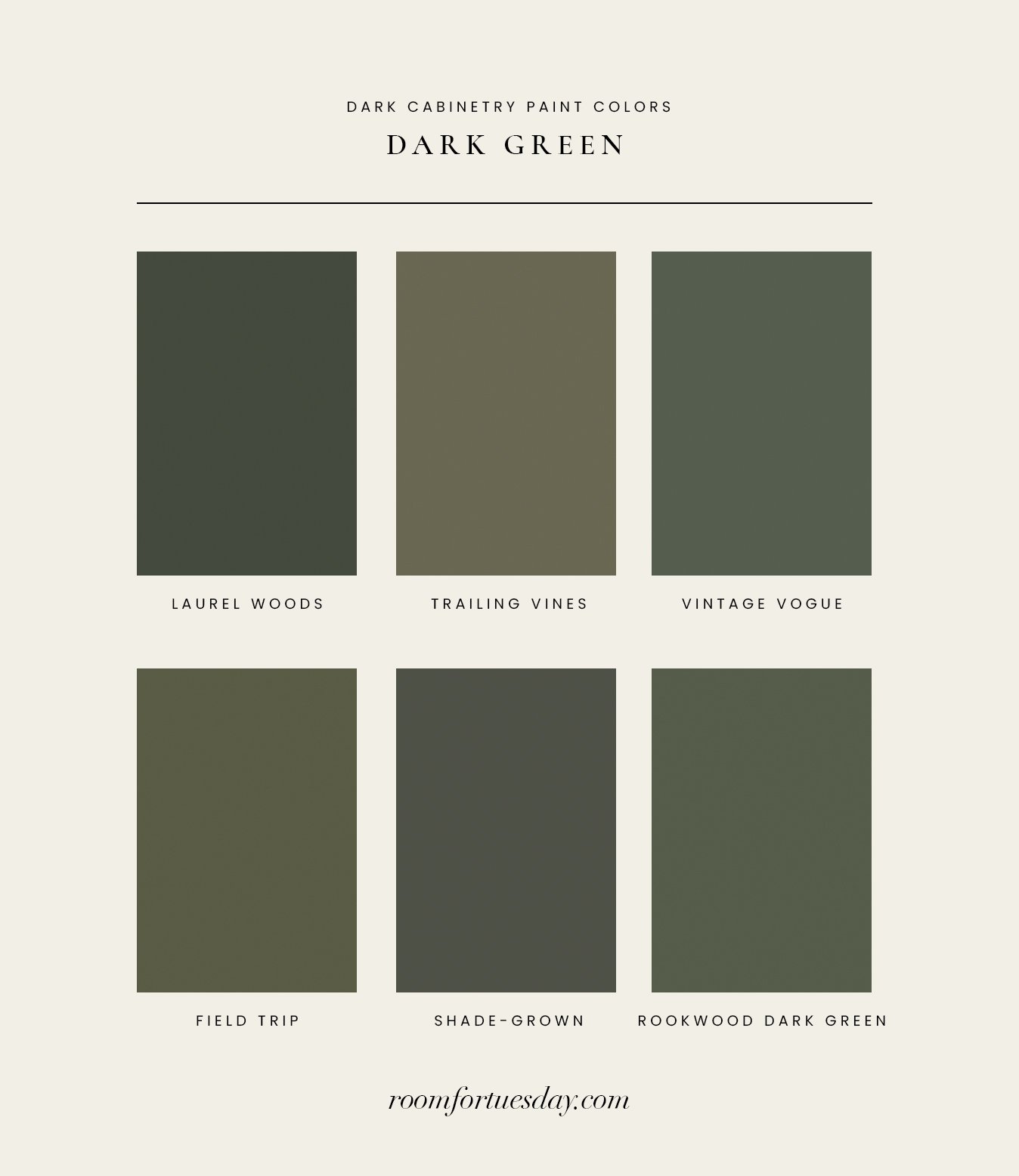 My Top Paint Color Picks for Dark Kitchen Cabinets - roomfortuesday.com