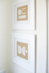 Textile Graphic Art DIY - roomfortuesday.com