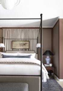 Maroon Guest Bedroom Reveal - roomfortuesday.com