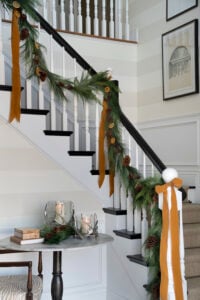 Christmas Tour: Styling the Entryway for the Holidays - roomfortuesday.com