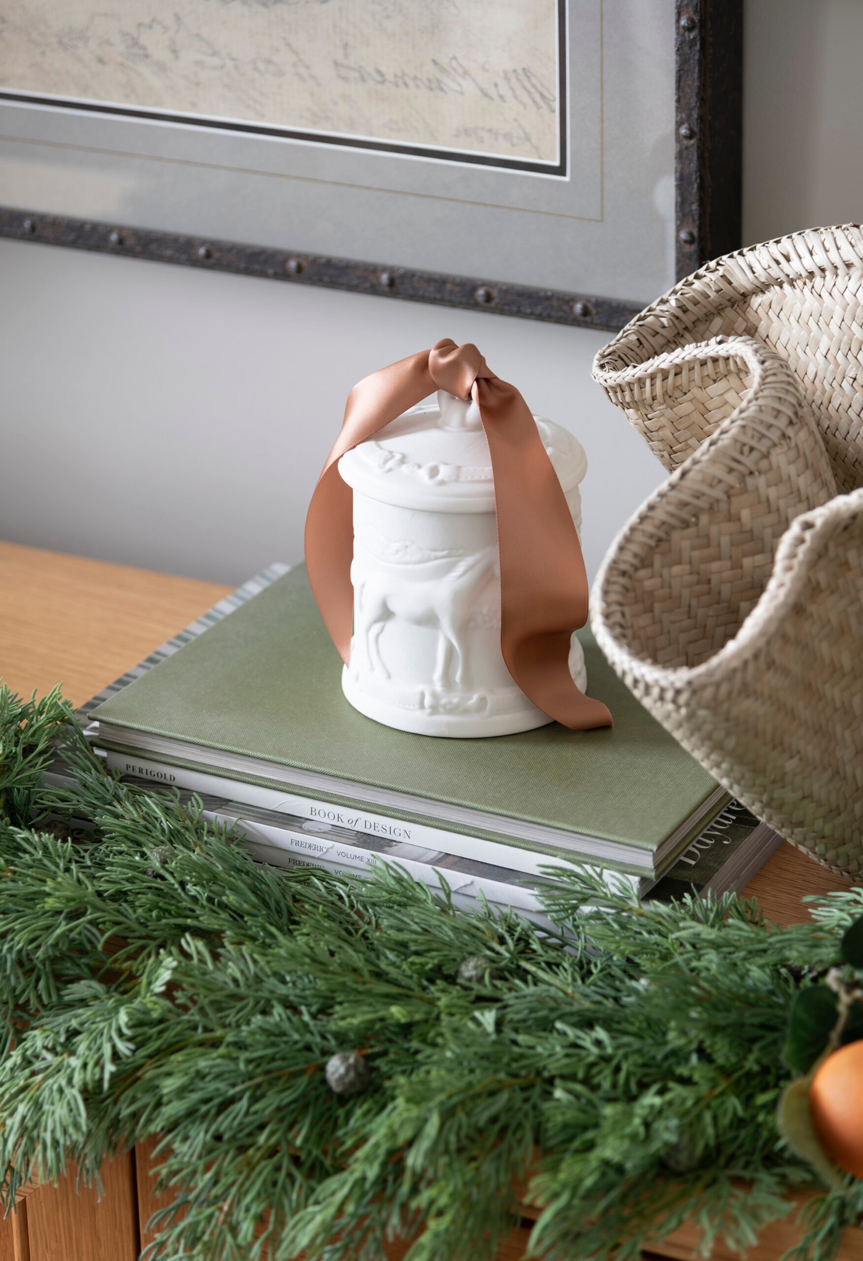 Christmas Tour: My Holiday Home Office - roomfortuesday.com