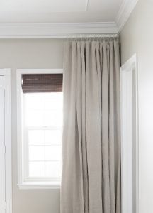 How to Install Casual Linen Drapery Panels - roomfortuesday.com