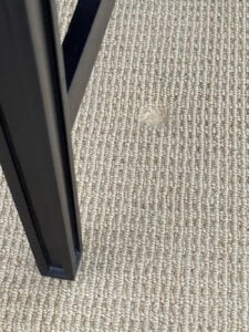 How to Remove Furniture Indentations from Carpet - roomfortuesday.com