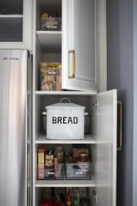 kitchen organization baskets and bins