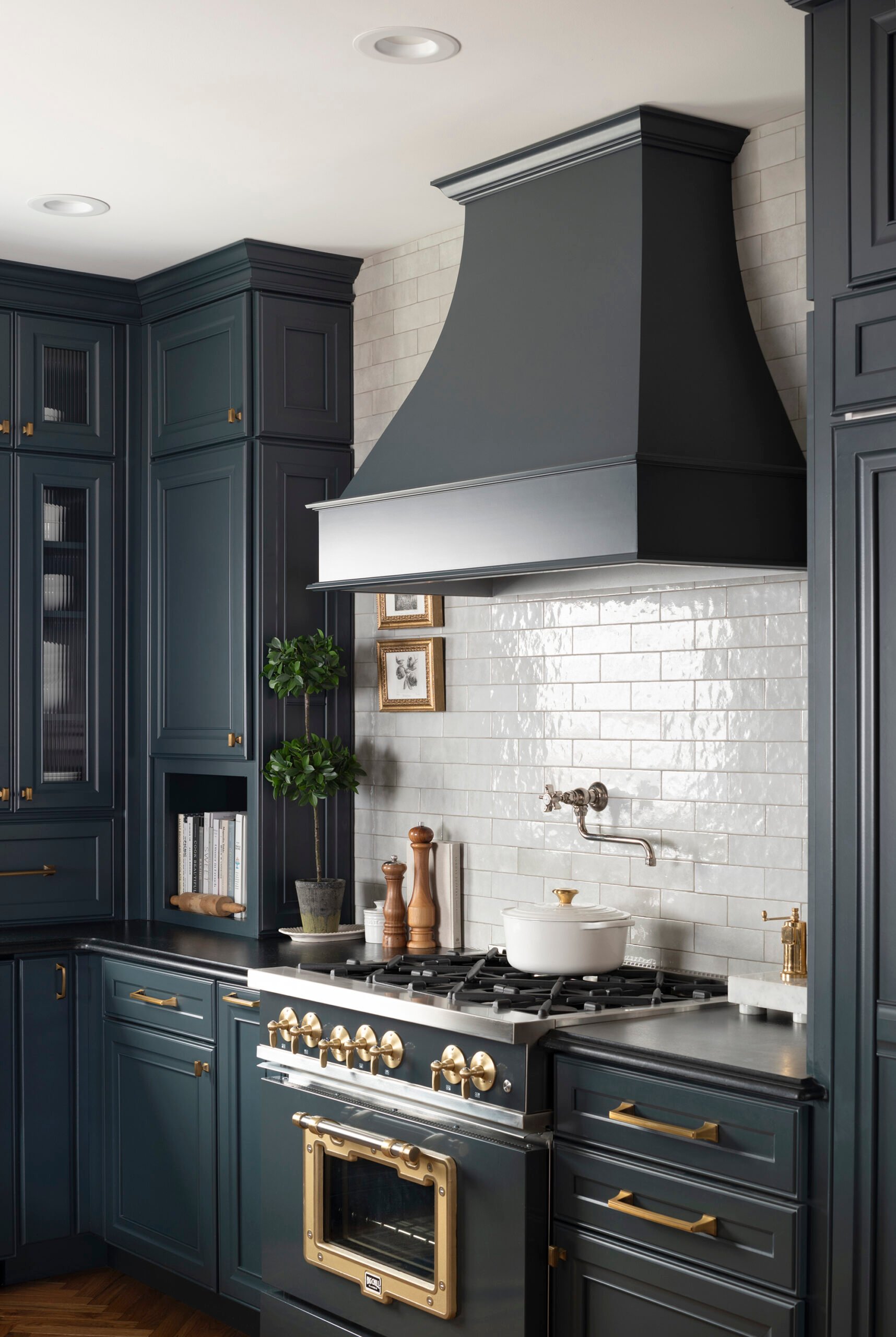 Kitchen with Dark Black Soapstone Countertops