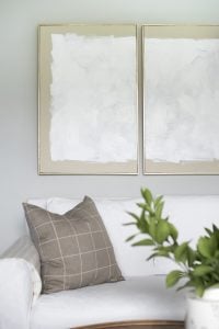 DIY Abstract Diptych Art - roomfortuesday.com