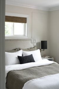 Our Guest Room A Year Later + How to Layer Bedding - roomfortuesday.com