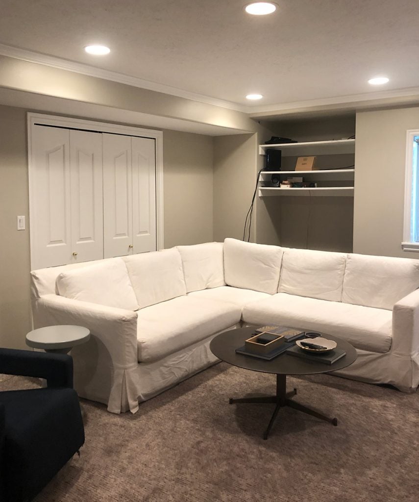 Basement & Media Room Makeover - roomfortuesday.com