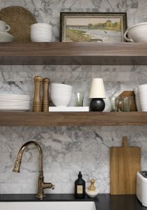 Organizing & Shelf Styling The Kitchenette - roomfortuesday.com