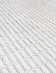 How to Install Mosaic Floor Tile + My Favorite Marble Mosaics - roomfortuesday.com
