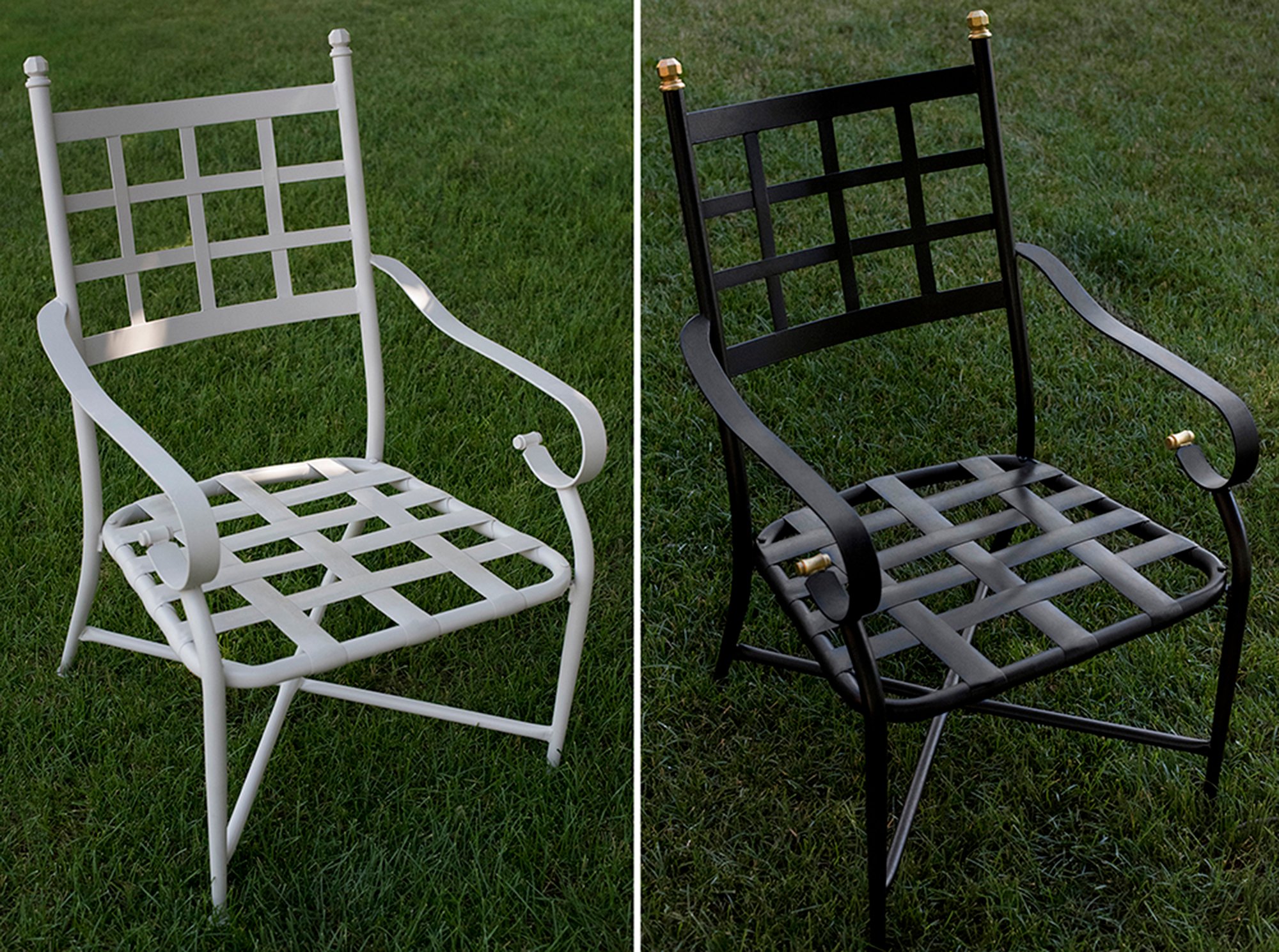 Patio Chair Makeover Before and After