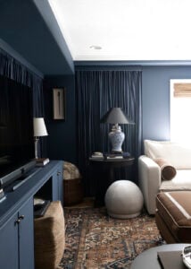 Basement Media Room Reveal - roomfortuesday.com