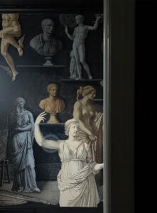 Home Gym Renovation Update: Wallpaper and Cabinetry - roomfortuesday.com