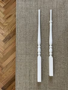 Entryway Renovation : Demo, Stair Parts, & Flooring - roomfortuesday.com