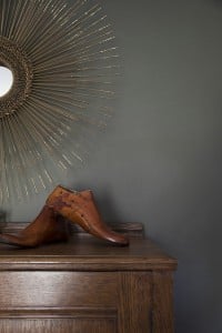 A Moody Men’s Dressing Room