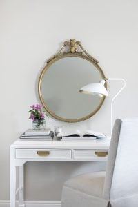 Enamel Desk Makeover - roomfortuesday.com