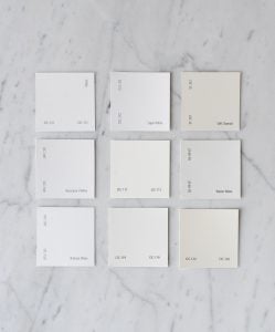 Favorite Benjamin Moore Paint Swatches - roomfortuesday.com